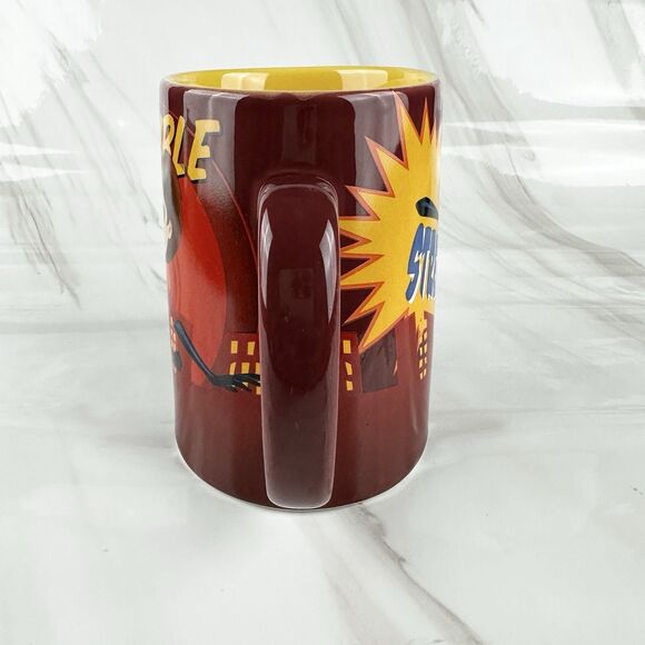 Disney Pixar Mrs. Incredible "Incredible Mom" Ceramic Coffee Mug Cup Red 18oz - Picture 3 of 6